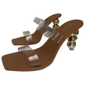 Cult Gaia Meta Bauble Heel Sandal
